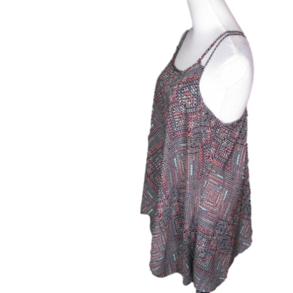 MOSSIMO Geometric Print Sleeveless Blouse Size Medium - Picture 6 of 6